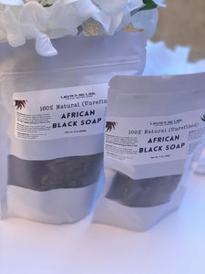 Raw African Black Soap (Unrefined)