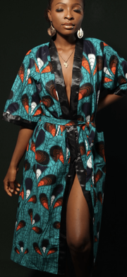 MASSA African Print Robe