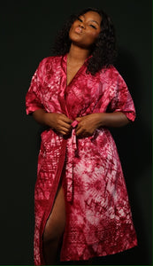 ZINA African Print Robe