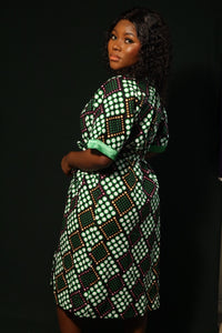 SIATA African Print Robe