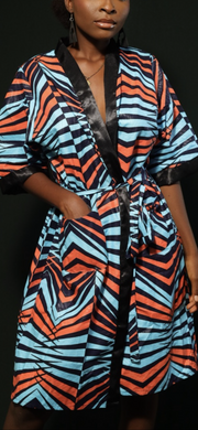 KORTO African Print Robe