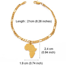 Load image into Gallery viewer, Map of Africa Bracelet (Unisex)
