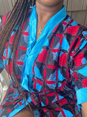 MAIMA African Print Robe